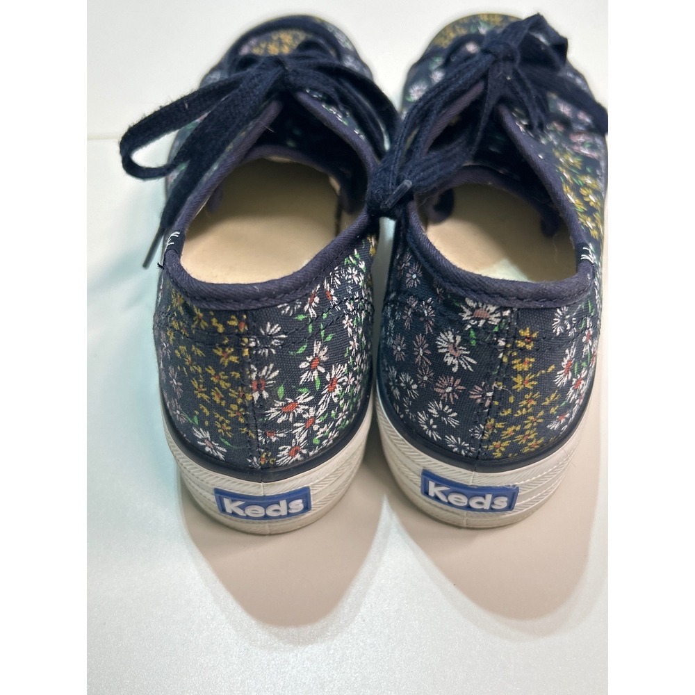 Keds Floral Print Lace Up Canvas Sneakers Size 6.5M Casual Shoes - Picture 5 of 8